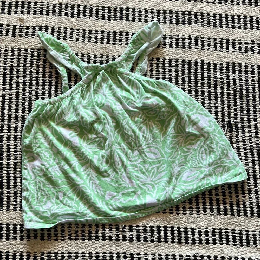 Carters size 8 Green & white girls blouse